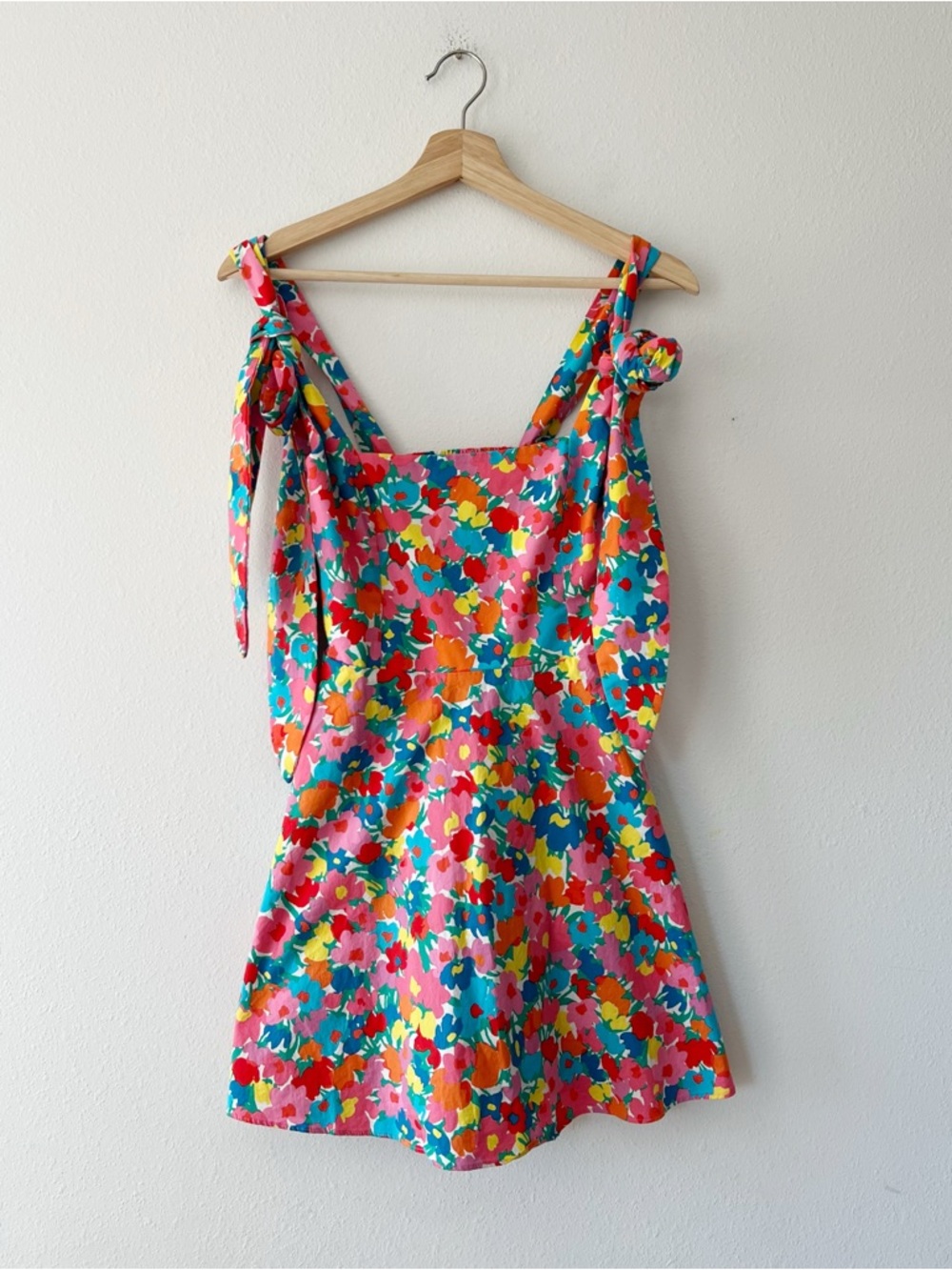 SHOW ME YOUR MUMU | Claire Mini Dress Bold Floral Tie | S - Picture 3 of 5
